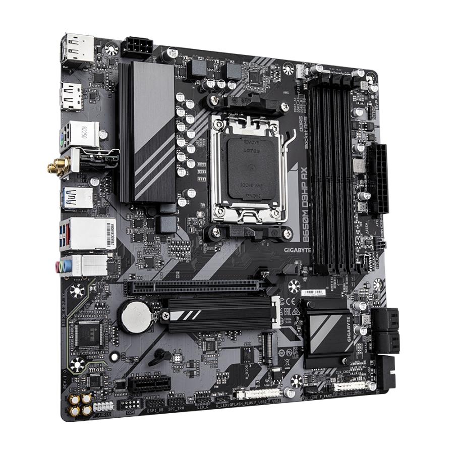 GIGABYTE B650M D3HP AX moederbord AMD B650 Socket AM5 micro ATX - Afbeelding 4