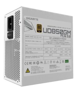 GIGABYTE UD850GM PG5W power supply unit 850 W 20+4 pin ATX Zwart - Afbeelding 3