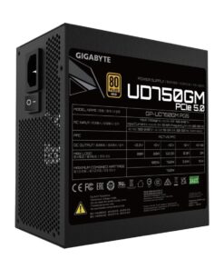 GIGABYTE UD750GM PG5 power supply unit 750 W 20+4 pin ATX Zwart - Afbeelding 3