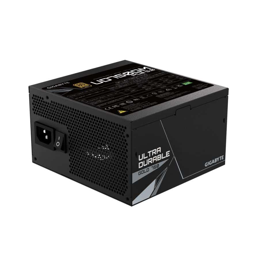 GIGABYTE UD750GM PG5 power supply unit 750 W 20+4 pin ATX Zwart - Afbeelding 5