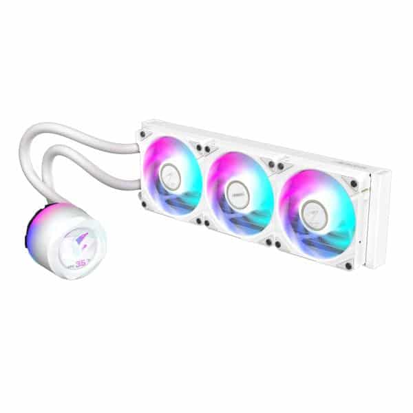 GIGABYTE AORUS WATERFORCE II 360 ICE Processor Alles-in-één vloeistofkoeler 12 cm Wit - Afbeelding 2