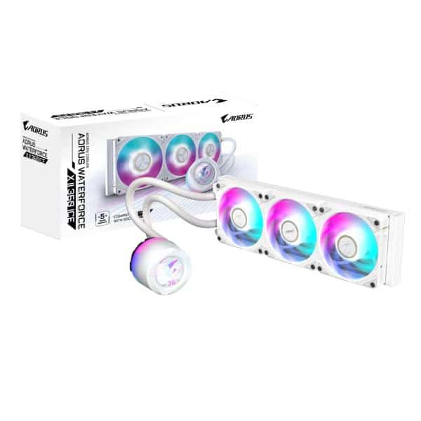 GIGABYTE AORUS WATERFORCE II 360 ICE Processor Alles-in-één vloeistofkoeler 12 cm Wit - Afbeelding 6
