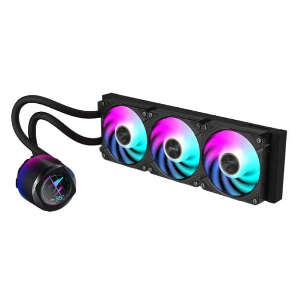 GIGABYTE AORUS WATERFORCE II 360 Processor Alles-in-één vloeistofkoeler 12 cm Zwart - Afbeelding 2
