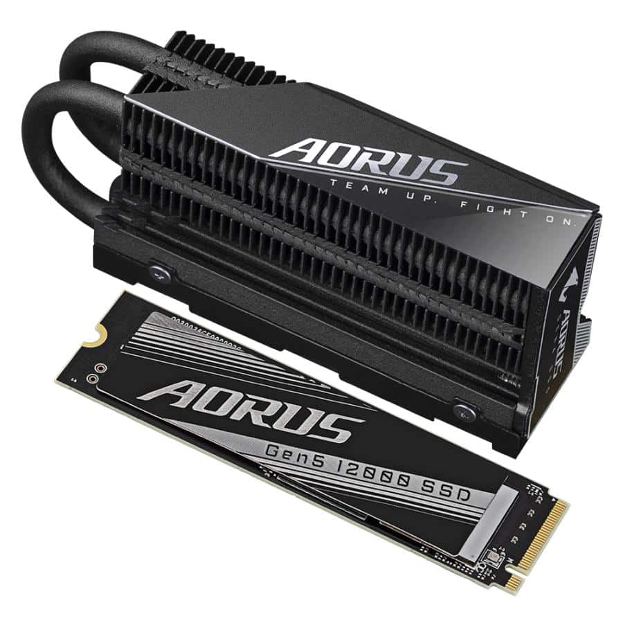 GIGABYTE AORUS Gen5 12000 1 TB M.2 PCI Express 5.0 NVMe 3D TLC NAND - Afbeelding 6