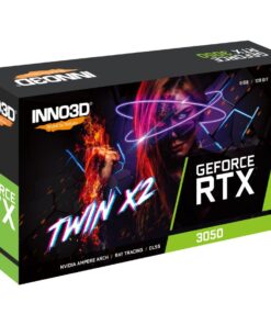 INNO3D N30502-08D6-1711VA41 GeForce RTX 3050 Twin X2 V2, 8GB GDDR6, 128-bit, 1777, 14Gbps, 1xDP+HDMI - Afbeelding 2