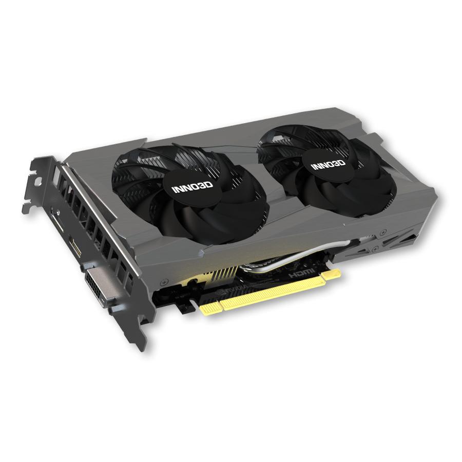 INNO3D N30502-08D6-1711VA41 GeForce RTX 3050 Twin X2 V2, 8GB GDDR6, 128-bit, 1777, 14Gbps, 1xDP+HDMI - Afbeelding 3