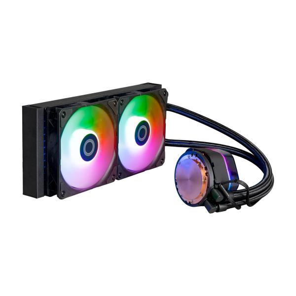 Cooler Master MLX-D24M-A25PZ-RW MasterLiquid 240 Atmos ARGB, 4-pin, 2x 120mm, 690-2500 RPM - Afbeelding 2