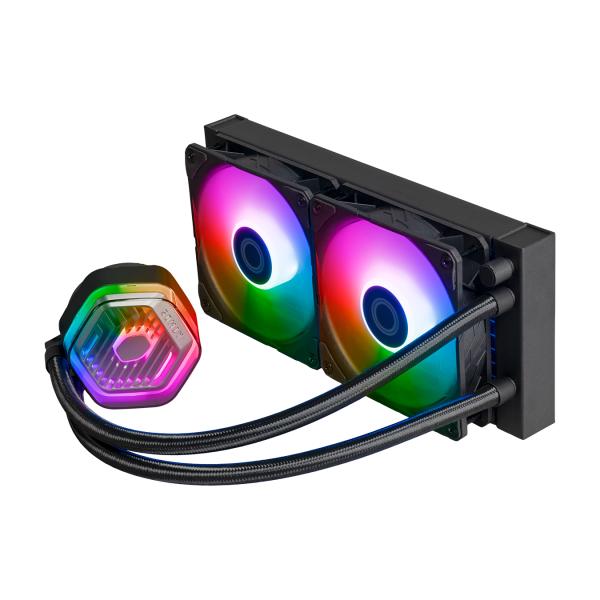 Cooler Master MLX-D24M-A25PZ-RW MasterLiquid 240 Atmos ARGB, 4-pin, 2x 120mm, 690-2500 RPM - Afbeelding 4