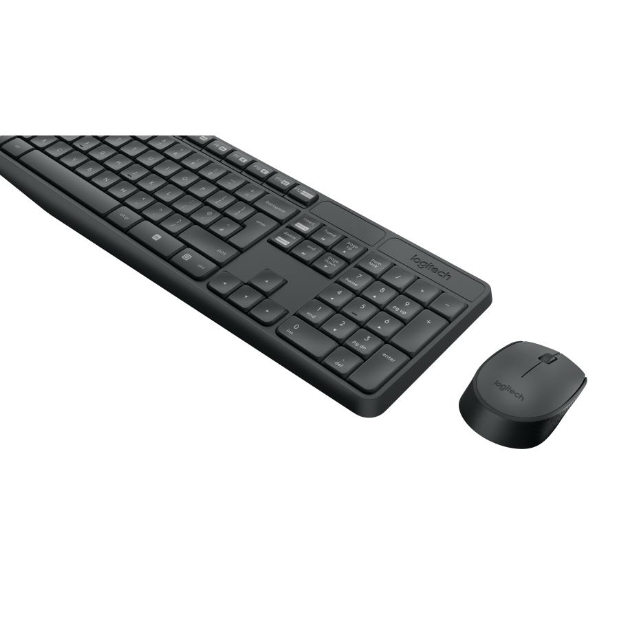 Logitech 920-007931 MK235 Wireless Keyboard and Mouse Combo, Full-size (100%) Wireless, USB, QWERTY - Afbeelding 2