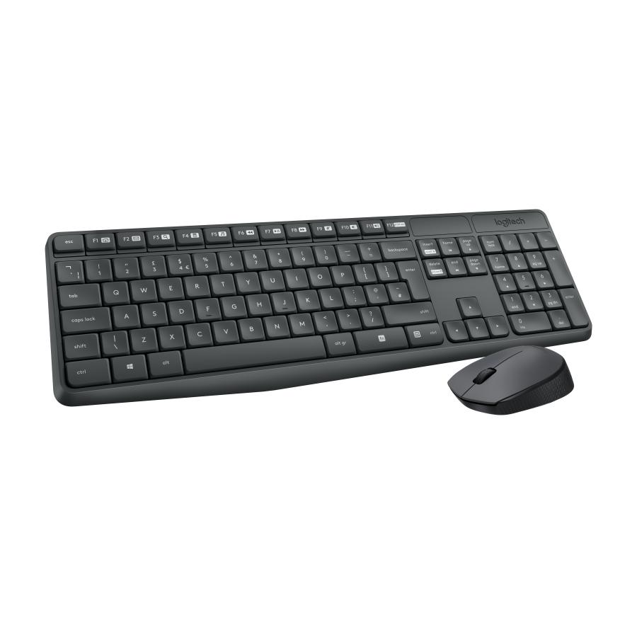 Logitech 920-007931 MK235 Wireless Keyboard and Mouse Combo, Full-size (100%) Wireless, USB, QWERTY - Afbeelding 3