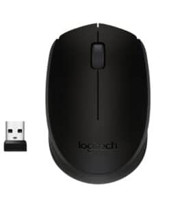 Logitech 910-004424 M171 Wireless Mouse, Ambidextrous, Optical, RF Wireless, 1000 DPI, Black - Afbeelding 3