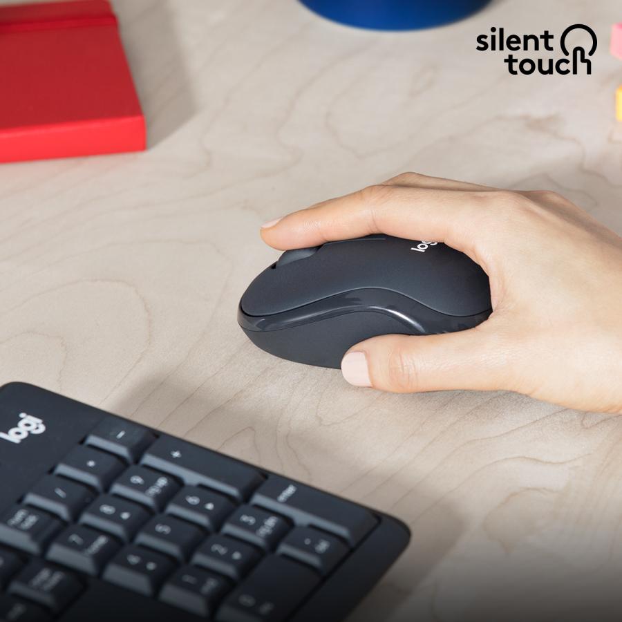Logitech MK295 920-009800 Silent Wireless Combo, Full-size (100%) USB, QWERTY, Graphite, Mouse incl - Afbeelding 4