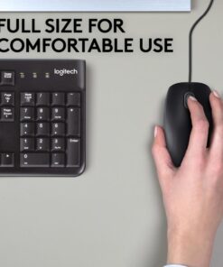 Logitech 910-005508 B110 Silent, Ambidextrous, Optical, USB Type-A, 1000 DPI, Black - Afbeelding 3