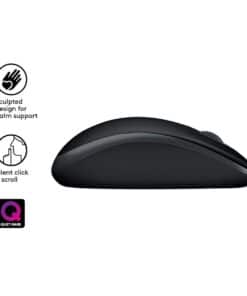 Logitech 910-005508 B110 Silent, Ambidextrous, Optical, USB Type-A, 1000 DPI, Black - Afbeelding 5
