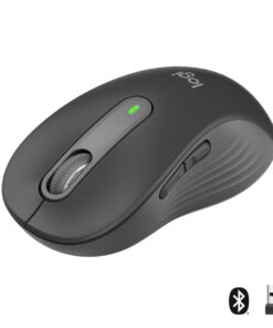 Logitech 910-006236 M650 L Signature Wireless Mouse, Right-hand, Optical, RF Wireless + Bluetooth