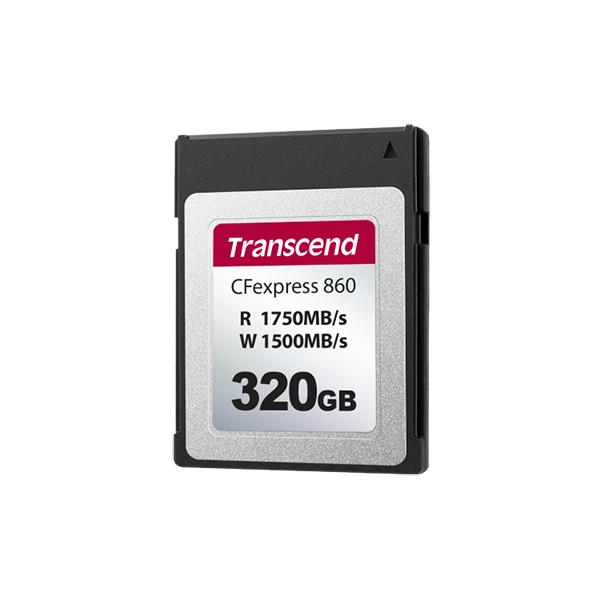 Transcend TS160GCFE860 CFE860 160GB CFExpress Card 2.0,SLC mode, PCIe Gen 3x2, 320/ 160 MB/s, Black - Afbeelding 2