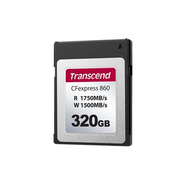 Transcend TS320GCFE860 CFE860 320GB CFExpress Card 2.0,SLC mode, PCIe Gen 3x2, 320/ 160 MB/s, Black - Afbeelding 2