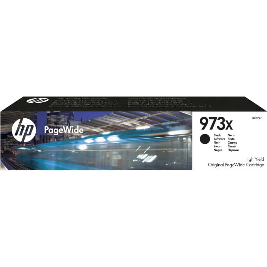 HP L0S07AE 973X High-capacity original PageWide Inkt cartridge, black, 10000 pages - Afbeelding 3
