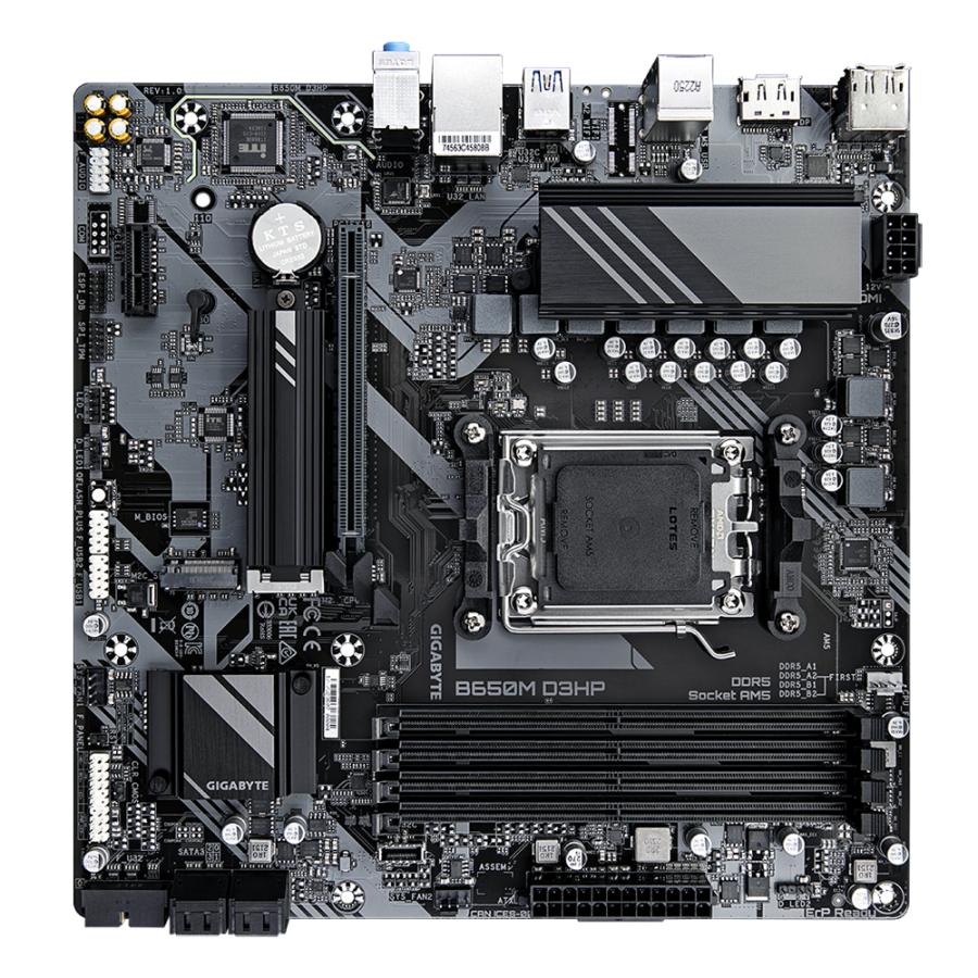 GIGABYTE B650M D3HP moederbord AMD B650 Socket AM5 micro ATX - Afbeelding 5