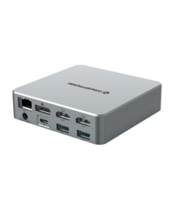Conceptronic DONN25G laptop dock & poortreplicator Bedraad USB 3.2 Gen 2 (3.1 Gen 2) Type-C Zilver - Afbeelding 4