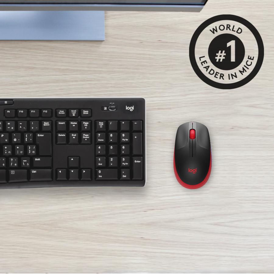 Logitech 910-005908 M190 Full-size wireless mouse, Ambidextrous, Optical, RF Wireless, 1000 DPI, Blk - Afbeelding 5