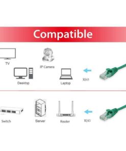 Equip 62549307101 Cat.6 U/UTP Patch Cable, 1.5m, Green, Cat6, RJ45, Green - Afbeelding 5