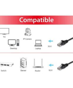 Equip 62549407101 Cat.6 U/UTP Patch Cable, 1.5m, Black, Cat6, RJ45, Black - Afbeelding 5