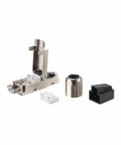 Equip 12117207101 Cat 8.1 Tool-free RJ45 Plug, 5pcs/set, Black, Stainless steel, Male, Straight - Afbeelding 4