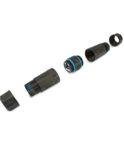 Equip 221172 tussenstuk voor kabels RJ-45 Zwart, Blauw - Afbeelding 3