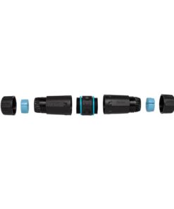 Equip 221172 tussenstuk voor kabels RJ-45 Zwart, Blauw - Afbeelding 4