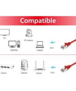 Equip 61552307101 Cat.6 S/FTP Patch Cable, 25m, Red, Cat6, RJ45, Red - Afbeelding 5