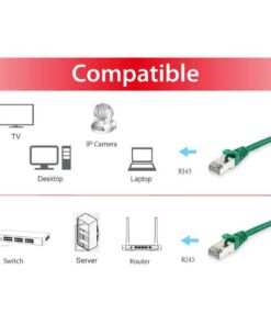 Equip 61554607101 Cat.6 S/FTP Patch Cable, 40m, Green, Cat6, RJ45, Green - Afbeelding 5