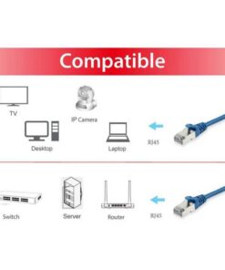 Equip 606200 netwerkkabel Blauw 0,15 m Cat6a S/FTP (S-STP) - Afbeelding 4