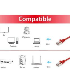 Equip 606513 netwerkkabel Rood 25 m Cat6a S/FTP (S-STP) - Afbeelding 3