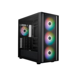 Cooler Master MB600-KGNN-S00 MasterBox 600 Black, eATX, TG, USB 3.2 Gen2, 3x 140mm ARGB, 1x 120mm