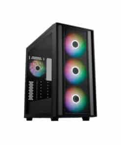 Cooler Master MB600-KGNN-S00 MasterBox 600 Black, eATX, TG, USB 3.2 Gen2, 3x 140mm ARGB, 1x 120mm - Afbeelding 2