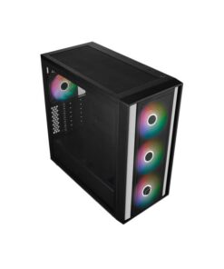 Cooler Master MB600-KGNN-S00 MasterBox 600 Black, eATX, TG, USB 3.2 Gen2, 3x 140mm ARGB, 1x 120mm - Afbeelding 3