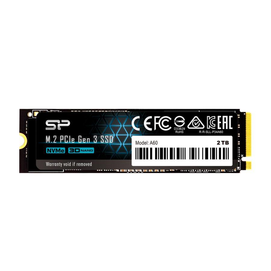 Silicon Power SP512GBP34A60M28RR P34A60RR SSD, 512GB, M.2 2280, PCIe Gen 3x4, 2200/ 1600 MB/s