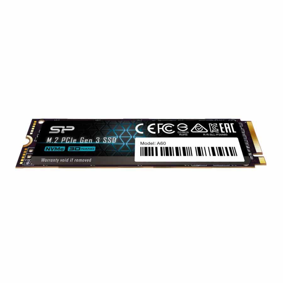 Silicon Power SP001TBP34A60M28RR P34A60RR SSD, 1 TB, M.2 2280, PCIe Gen 3x4, 2200/ 1600 MB/s - Afbeelding 2