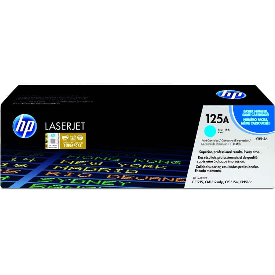 HP CB541A 125A Original toner cartridge, cyan, LaserJet, 1400 pages - Afbeelding 2