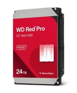 Western Digital WD240KFGX RED Pro HDD, 24TB, 3.5", 7200 RPM, Serial ATA III, 512MB, HDD, CMR