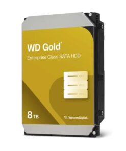 Western Digital WD8005FRYZ Gold, 8 TB, 3.5" SATA3, 256 MB, 7200 RPM, 255 MB/s