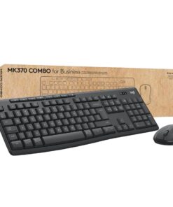 Logitech 920-012077 MK370 Combo for Business, Full-size, RF Wireless + Bluetooth, Membrane, QWERTY