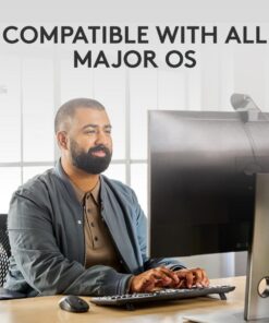 Logitech 920-012077 MK370 Combo for Business, Full-size, RF Wireless + Bluetooth, Membrane, QWERTY - Afbeelding 5