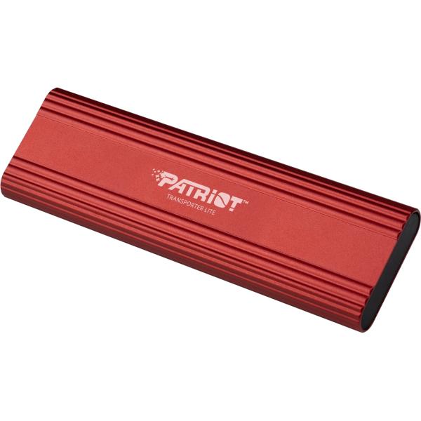 Patriot PTPL2TBPEC Transporter Lite External SSD, 2 TB, USB Type-C, 1000 MB/s, Red - Afbeelding 2