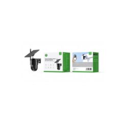 WOOX R4250 Smart 4G Outdoor PTZ Camera with Solar panel kit, 2MP, 1920x1080p, 4G LTE-FDD, Black