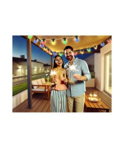 WOOX R5195 Smart Decoratieve slinger 9m RGB+CCT, Google Assistant & Amazon Alexa, IP65 - Afbeelding 3