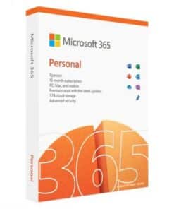 Microsoft QQ2-01897 365 Personal UK, 1 Year, P10, Windows 10 / MacOS only