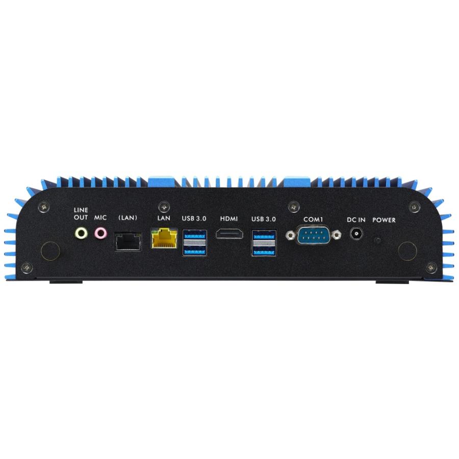 Shuttle BPCAL02-i5WA Industry IoT Box-PC, Core i5-1235U, Win10 IoT, 8GB RAM, 250GB M.2 SSD, 2x LAN, 3x COM, 1xHDMI,1xVGA, 8x USB, DC input 9-36V, ventilatorloos , 24/7 permanent gebruik - Afbeelding 2