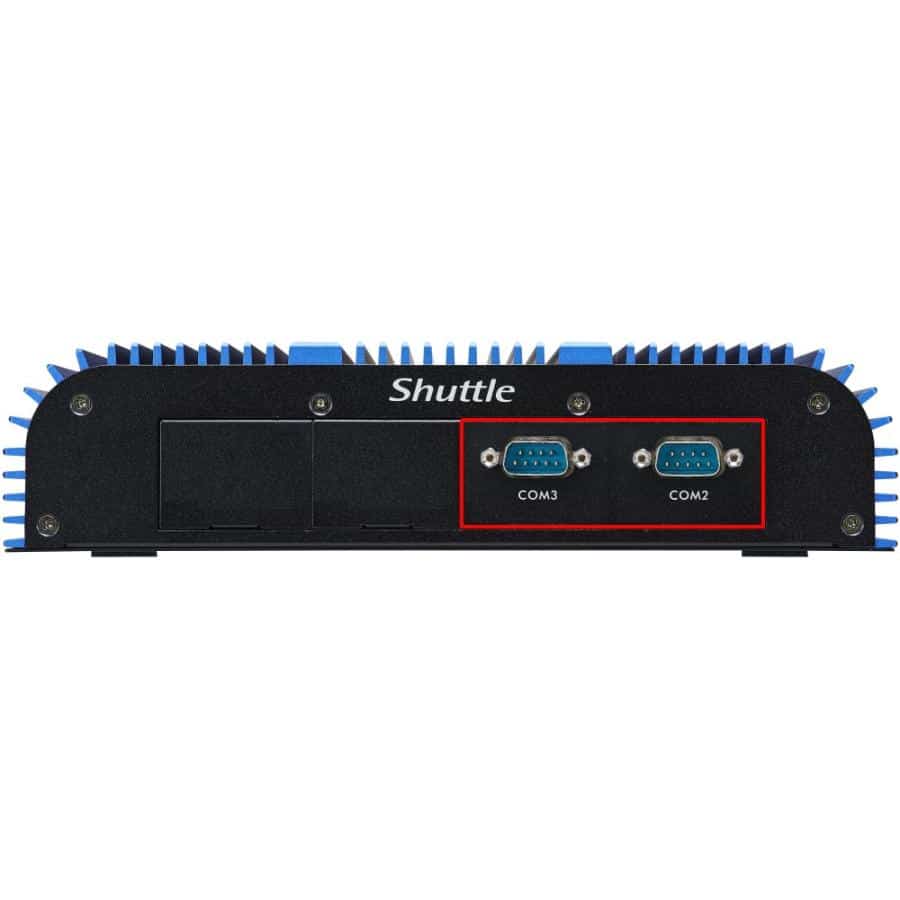 Shuttle CSD01 , 2x COM (RS232/422/485) daughter board for industrieel Box-PCs - Afbeelding 2